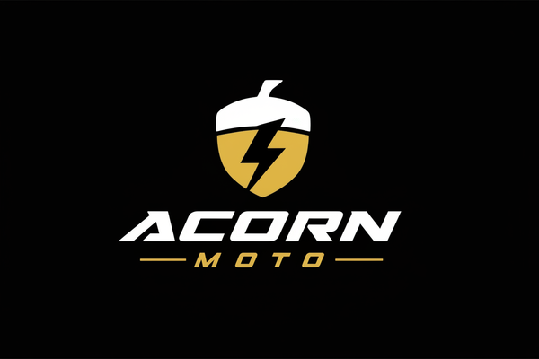 Acorn Moto Logo Dark Theme