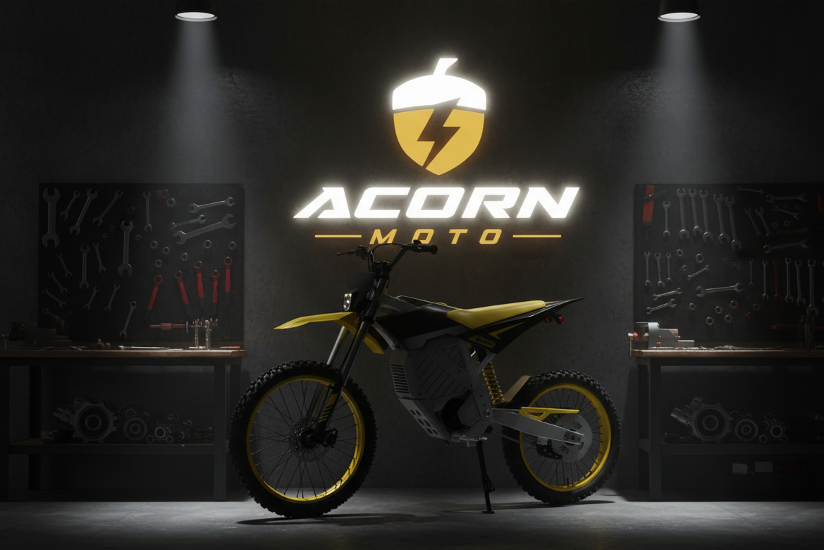 Acorn Moto Workshop Scene