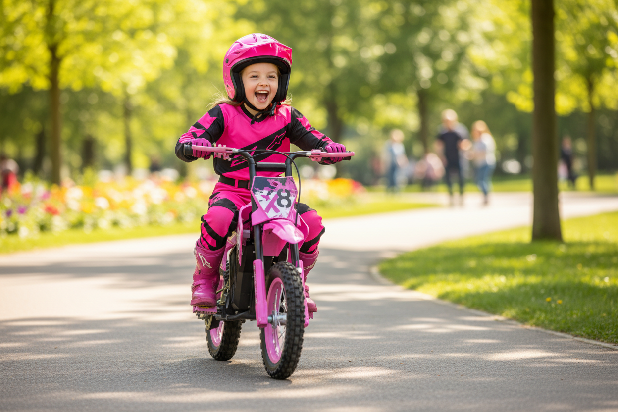 Pink - Girl Riding